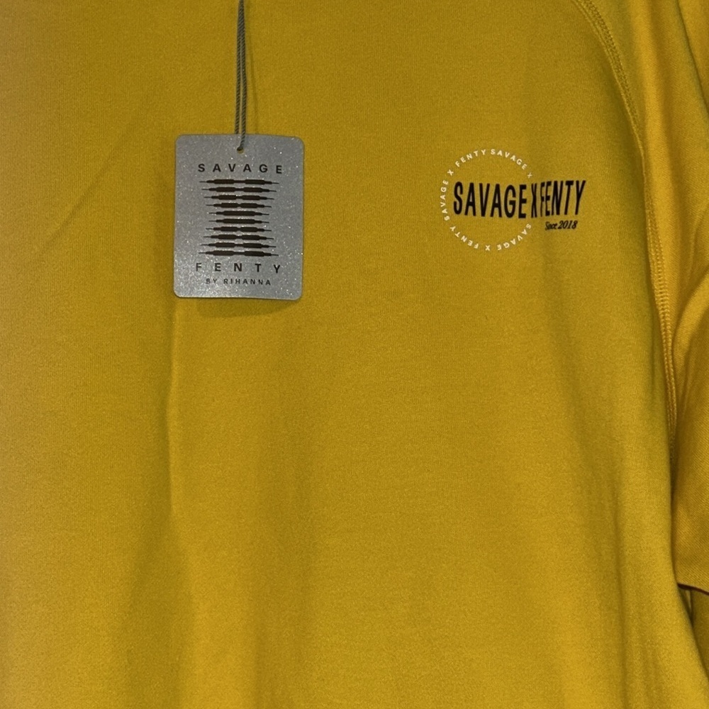 Savage x Fenty Essential Terry Scope Logo Raglan Sweatshirt - Picture 7 of 10